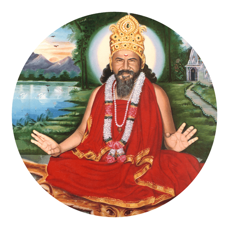 Jog Bapu in Pavdi Ashan meditative pose