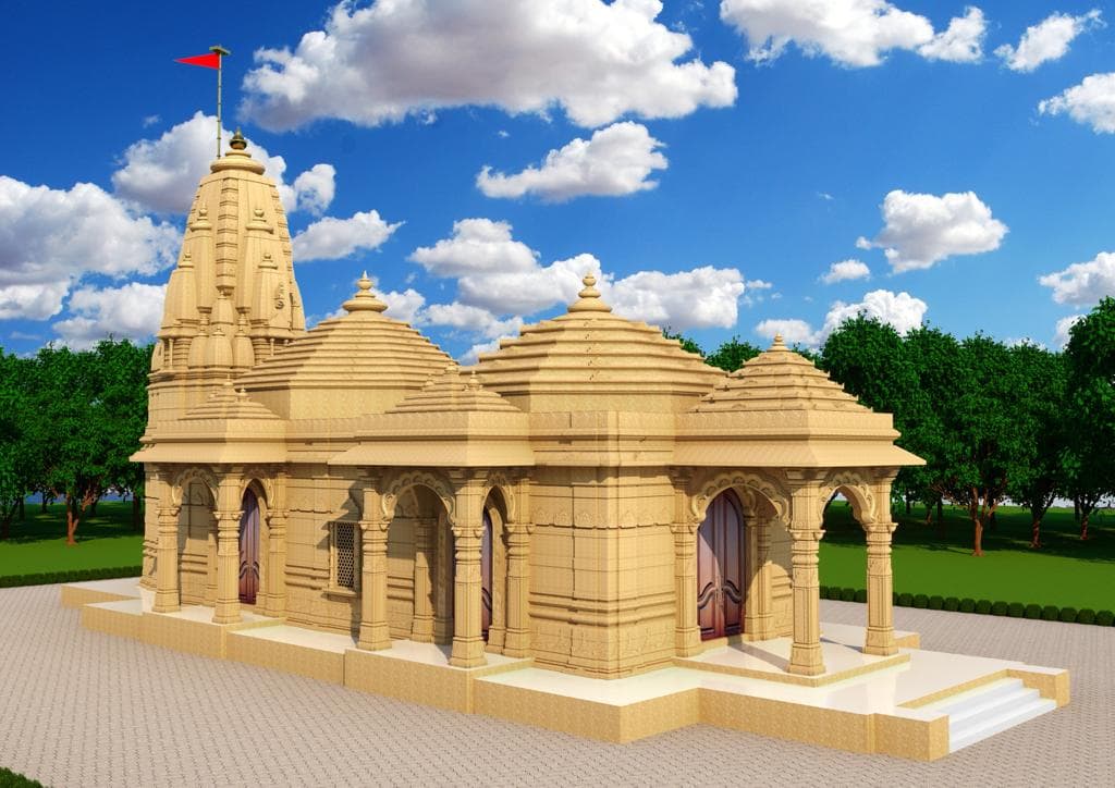 Temple view 1 – Thangadh